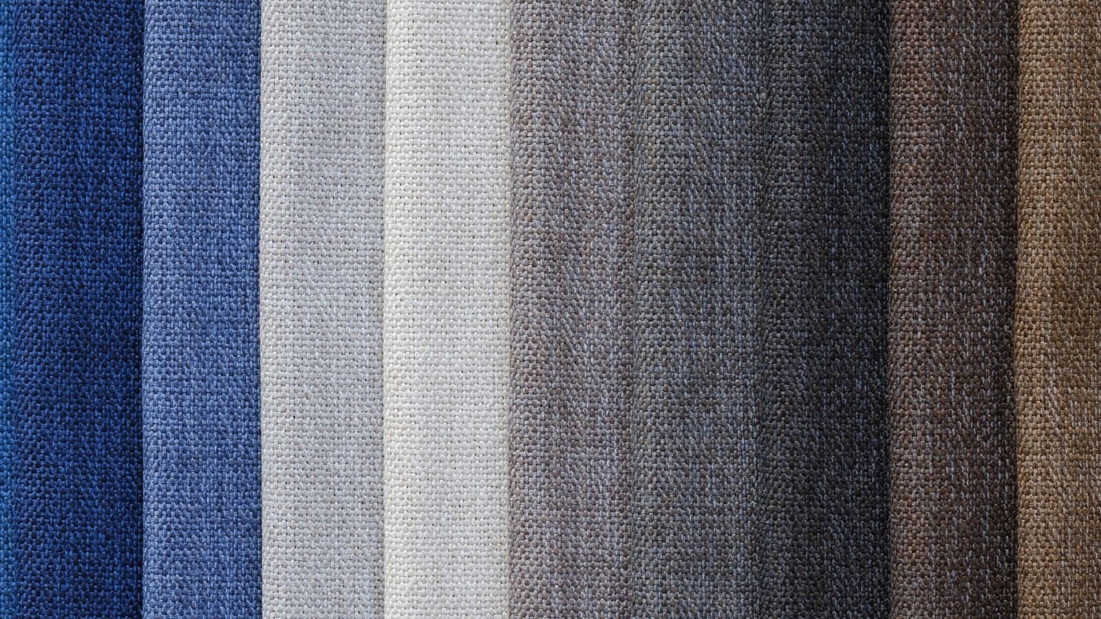 Fabric texture wall covering